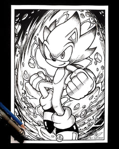 Super Sonic Inked Art